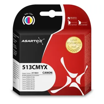 Zamiennik Canon CL-513 tusz 3-kolorowy marki Asarto