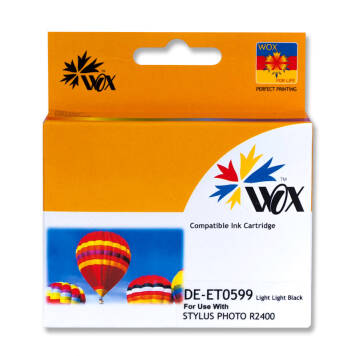 Zamiennik Epson T0599 tusz jasnoszary marki Wox