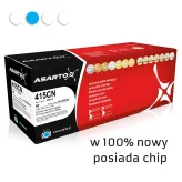 Zamiennik HP 415A W2031A toner cyan marki Asarto + chip