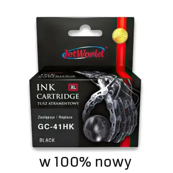 Zamiennik Ricoh GC41HK czarny atrament żelowy marki JetWorld