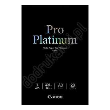 Canon PT-101 Pro Platinum Papier Foto A3 20 ark