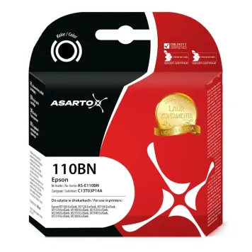 Zamiennik Epson 110 C13T03P14A tusz czarny marki Asarto