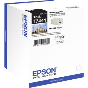 Epson T7441 tusz czarny C13T74414010 oryginalny