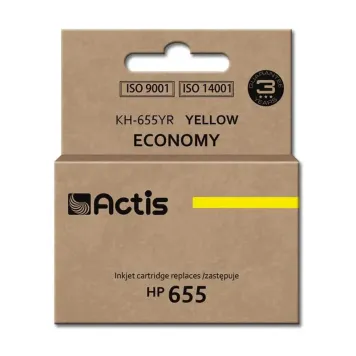 Zamiennik HP 655 CZ112AE tusz żółty marki Actis