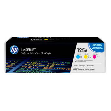 HP 125A CF373AM zestaw 3 tonery CMY oryginalne