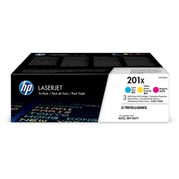 HP 201X CF253XM zestaw 3 tonery CMY oryginalne