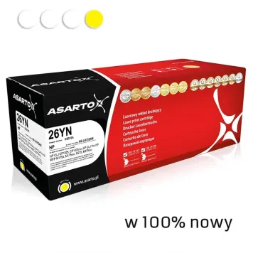 Zamiennik HP 126A CE312A toner żółty marki Asarto