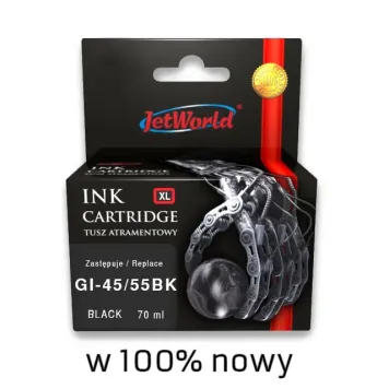 Zamiennik Canon GI-45/GI-55 Bk 6288C001 6292C001 tusz czarny marki JetWorld