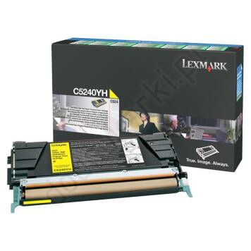 Lexmark C5240YH toner żółty oryginalny