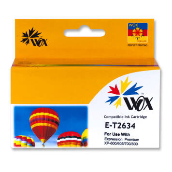 Zamiennik Epson 26XL T2634 tusz żółty marki Wox