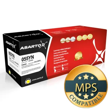 Zamiennik Canon 055 Y 3013C002 toner żółty marki Asarto + chip