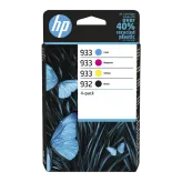 HP 932 933 6ZC71AE zestaw 4 tusze czarny cyan magenta żółty