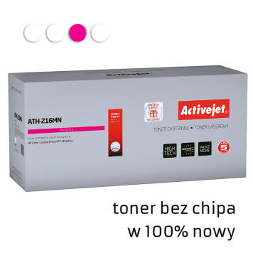 Zamiennik HP 216A W2413A toner magenta marki ActiveJet + chip