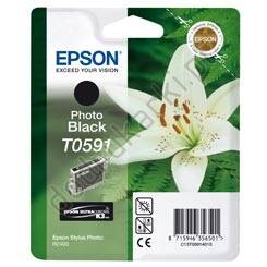 Epson T0591 tusz czarny foto C13T059140 oryginalny