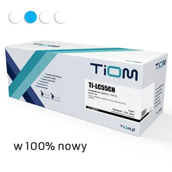Zamiennik Canon 055 C 3015C002 toner cyan marki TiOM + chip