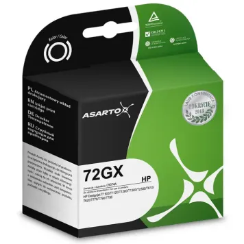 Zamiennik HP 72 C9374A tusz szary marki Asarto