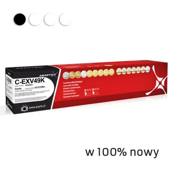 Zamiennik Canon C-EXV49 8524B002 toner czarny marki Asarto