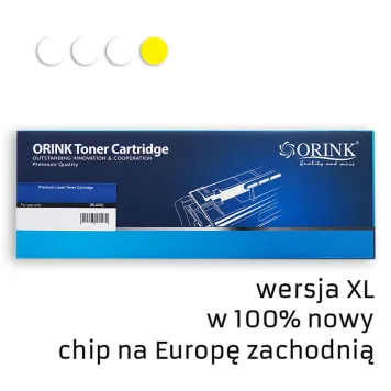Zamiennik Xerox 006R04394 toner żółty XL marki Orink - chip EU zachodnia