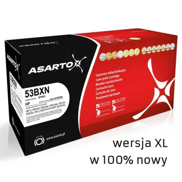 Zamiennik HP 53X Q7553X toner marki Asarto
