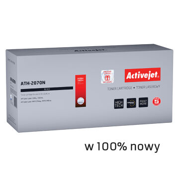 Zamiennik HP 117A W2070A toner czarny marki ActiveJet