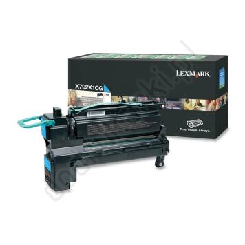 Lexmark X792X1CG toner cyan oryginalny