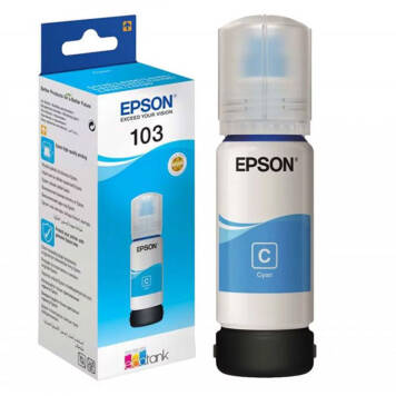 Epson 103 C C13T00S24A tusz cyan oryginalny