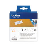Etykiety Brother DK-11208 nadruk czarny na białym tle 38mm x 90mm