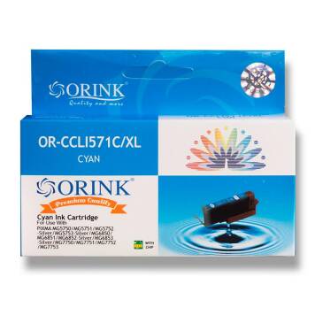 Zamiennik Canon CLI-571C XL tusz cyan marki Orink