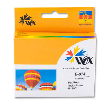 Zamiennik Epson T0874 tusz żółty marki Wox