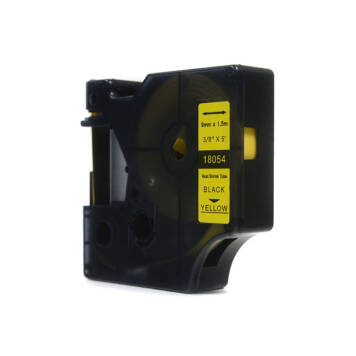 Zamiennik taśmy Dymo Rhino 18054 S0718290 rurka termokurczliwa żółta 9mm x 1,5m