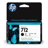 HP 712 3ED70A tusz czarny oryginalny
