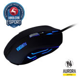 iBOX Aurora A-1 mysz optyczna przewodowa dla graczy czarna