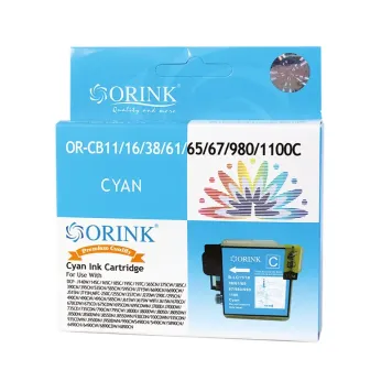 Zamiennik Brother LC980C tusz cyan marki Orink