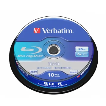 Verbatim BD-R SL 25GB 6x Spindle 10 szt. - 43742