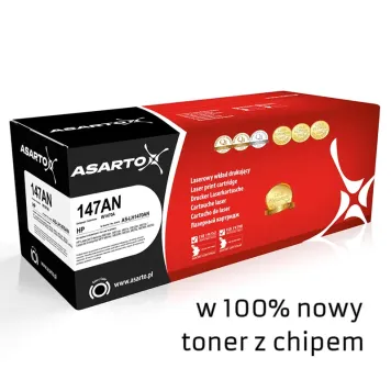 Zamiennik HP 147A W1470A toner marki Asarto + chip