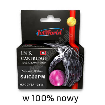 Zamiennik Epson SJIC22PM C33S020603 tusz magenta marki JetWorld