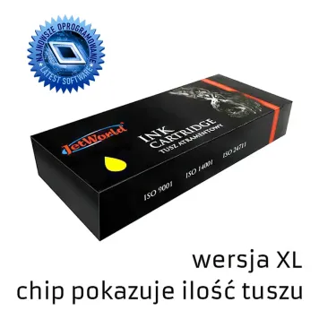Zamiennik HP 973X F6T83AE tusz żółty XL marki JetWorld