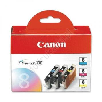 Canon CLI-8CMY 0621B029 multipack CMY tusze oryginalne