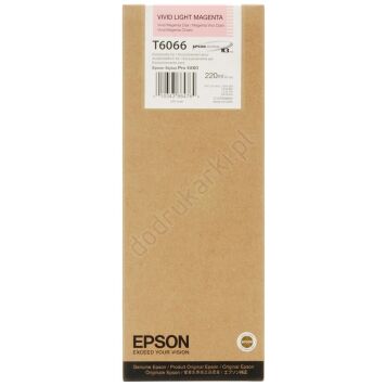Epson T6066 tusz vivid light magenta C13T606600 oryginalny