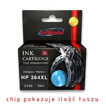 Zamiennik HP 364 XL CB323EE tusz cyan marki JetWorld