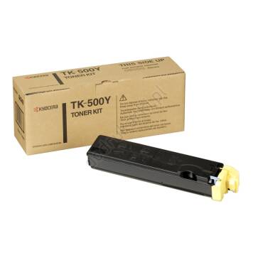 Kyocera TK-500Y toner żółty oryginalny