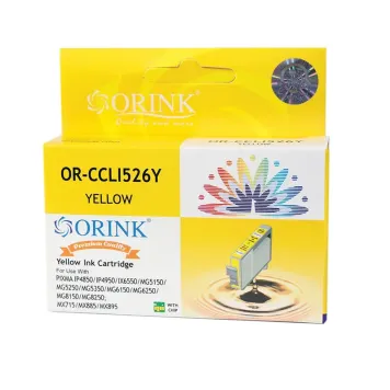 Zamiennik Canon CLI-526Y tusz żółty marki Orink
