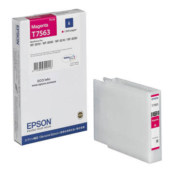 Epson T7563 tusz magenta C13T756340 oryginalny
