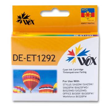 Zamiennik Epson T1292 tusz cyan marki Wox