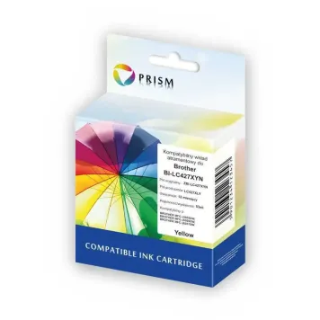 Zamiennik Brother LC427XLY tusz żółty marki Prism