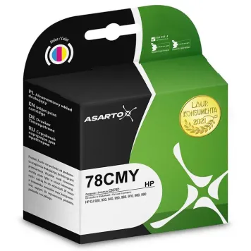 Zamiennik HP 78 C6578AE tusz 3-kolorowy marki Asarto
