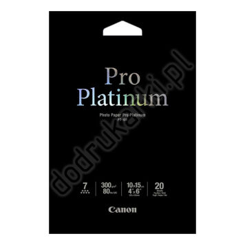 PT-101 Canon Pro Platinum Papier Foto 10x15cm 20 ark