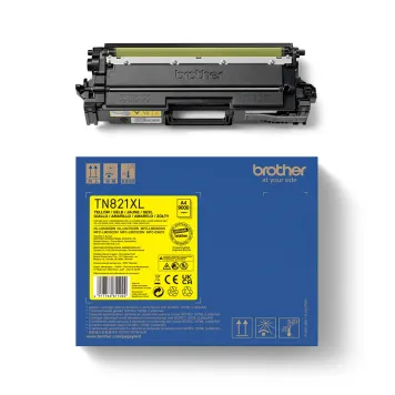 Brother TN-821XLY toner żółty oryginalny