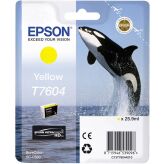 Epson T7604 tusz żółty C13T76044010 oryginalny