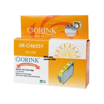 Zamiennik HP 655 CZ112AE tusz żółty marki Orink